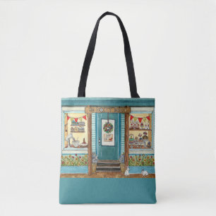 Easter Bundt Cake Shop Watercolor Tote Bag
