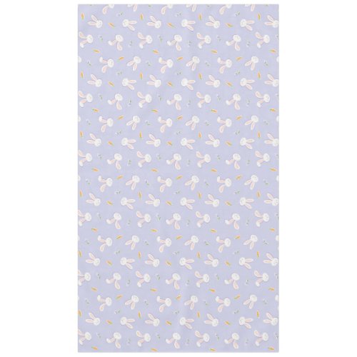 Easter Bunnies and Carrots Lavender Spring Tablecloth