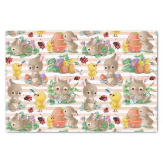 Easter Bunnies And Chicks