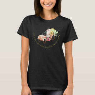Easter Bunnies and Chocolate Forsythia Easter Flow T-Shirt