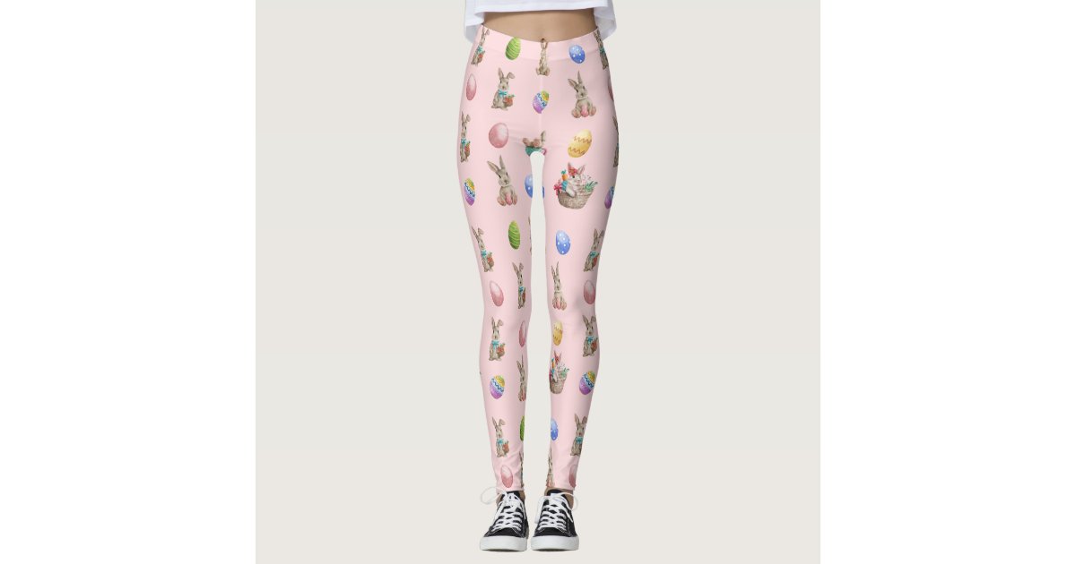 Neon Yellow and Pink Leggings | Zazzle