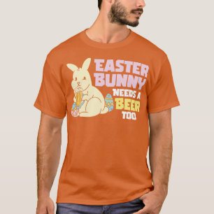 Easter Bunnies Beer Drinking Holiday Rabbit T-Shirt
