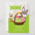 Easter Bunnies Birthday Party Invitation