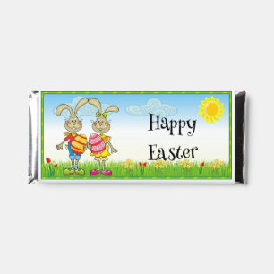 Easter Bunnies Candy Bar Wrapper Party Favor