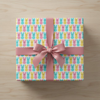 Easter Bunnies Color Pop Wrapping Paper
