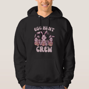 Easter Bunnies Egg Hunt Crew Cute for Boys Girls Hoodie