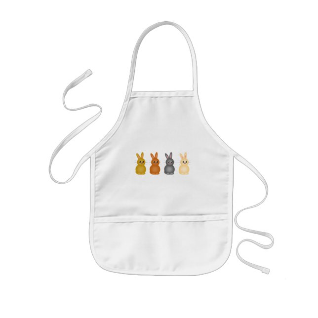 Easter Bunnies Kids' Apron (Front)