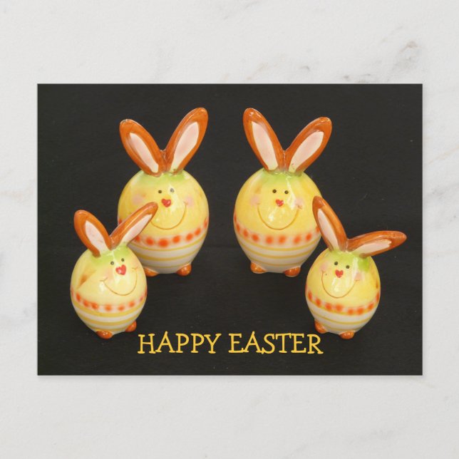 Easter Bunnies Postcard (Front)