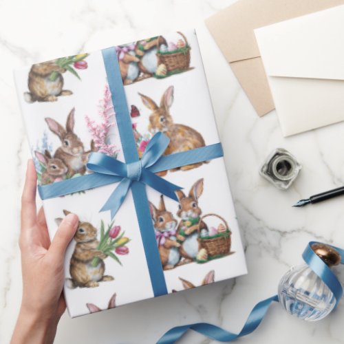 Easter Bunnies Wrapping Paper