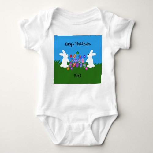 Easter Bunny 1 Baby Bodysuit