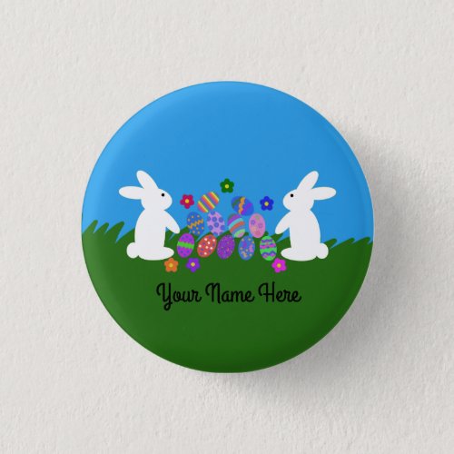 Easter Bunny 1 Button