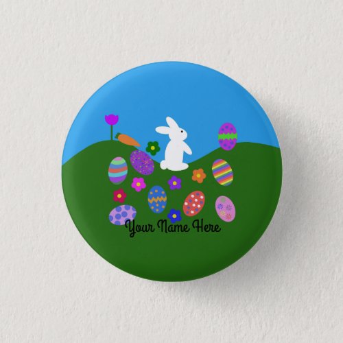 Easter Bunny 3 Button