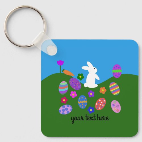 Easter Bunny 3 Keychain 