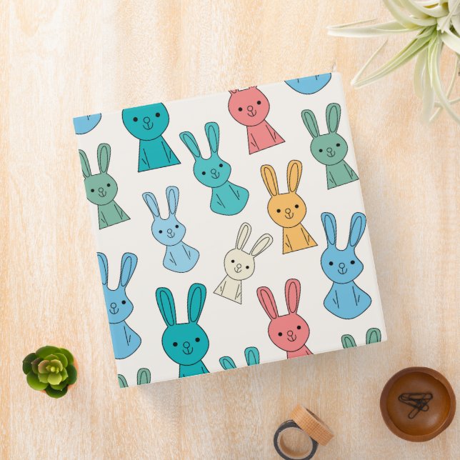 Easter Bunny 3 Ring Binder (In Situ)