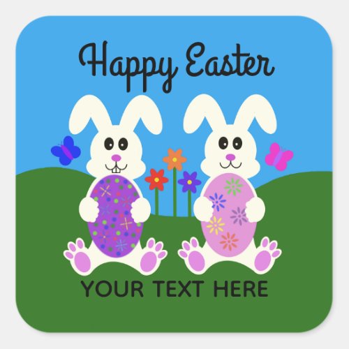 Easter Bunny 4_2 Stickers