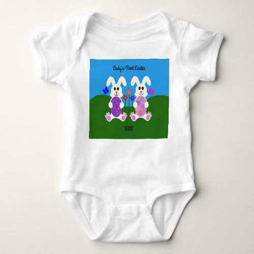 Easter Bunny 4 Baby Bodysuit