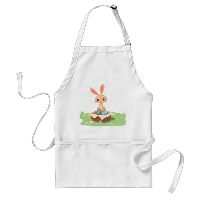 EASTER BUNNY ADULT APRON (Front)