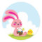 Easter Bunny and Chick