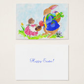 Easter bunny and Heddy hedgehog (Front & Back)