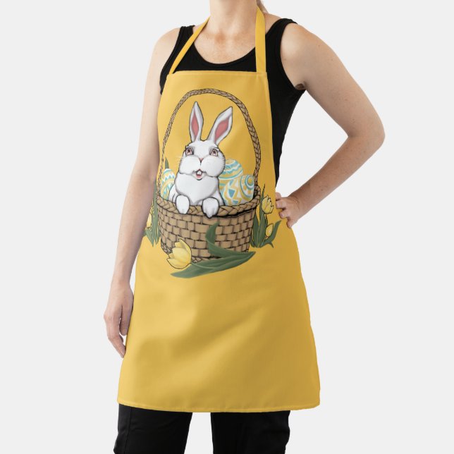 Easter Bunny Apron Easter Bunny Basket Apron (Insitu)