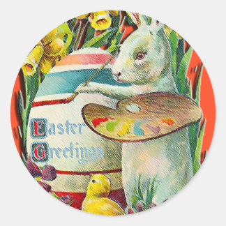 Easter Bunny Artist Stickers