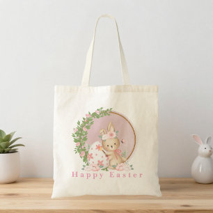 Easter Bunny at Garden Tote Bag