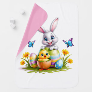 Easter Bunny Baby Blanket