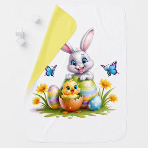 Easter Bunny Baby Blanket