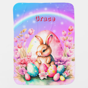 Easter Bunny Baby Blanket