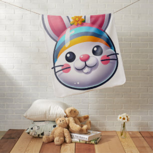 Easter Bunny Baby Blanket
