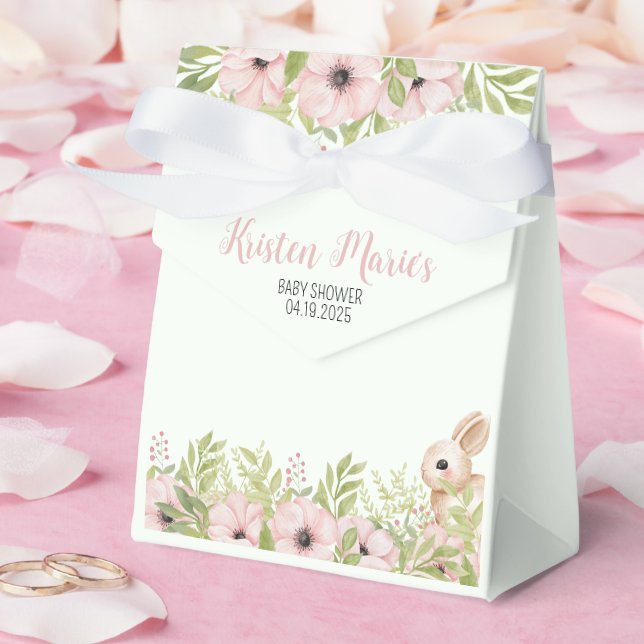 Easter Bunny Baby Shower Favor Boxes (Wedding)