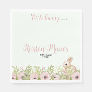 Easter Bunny Baby Shower Napkins