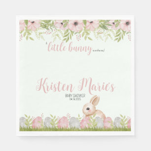 Easter Bunny Baby Shower Napkins