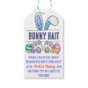 Easter Bunny Bait Blue Gift Tags