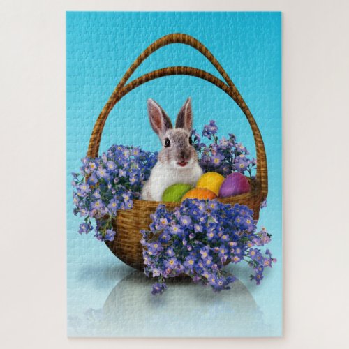 Easter Bunny Basket 1000 Puzzle