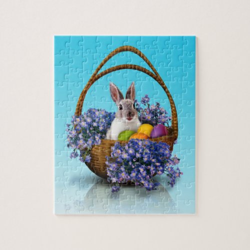 Easter Bunny Basket 100 Puzzle