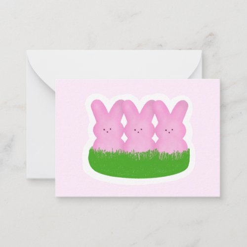 Easter Bunny Basket Double Sided Cards