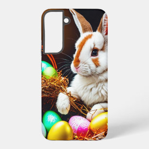 Easter Bunny Basket & Eggs Samsung Galaxy S22+ Case
