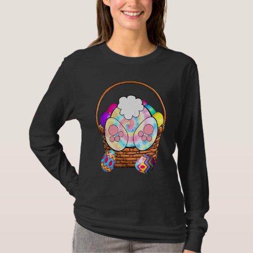 Easter Bunny Basket Eggs  Women Kids T_Shirt