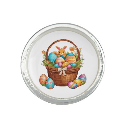 Easter Bunny Basket Ring