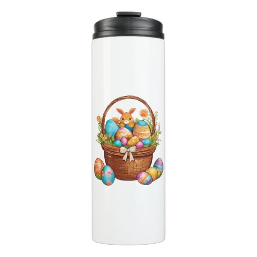 Easter Bunny Basket Thermal Tumbler