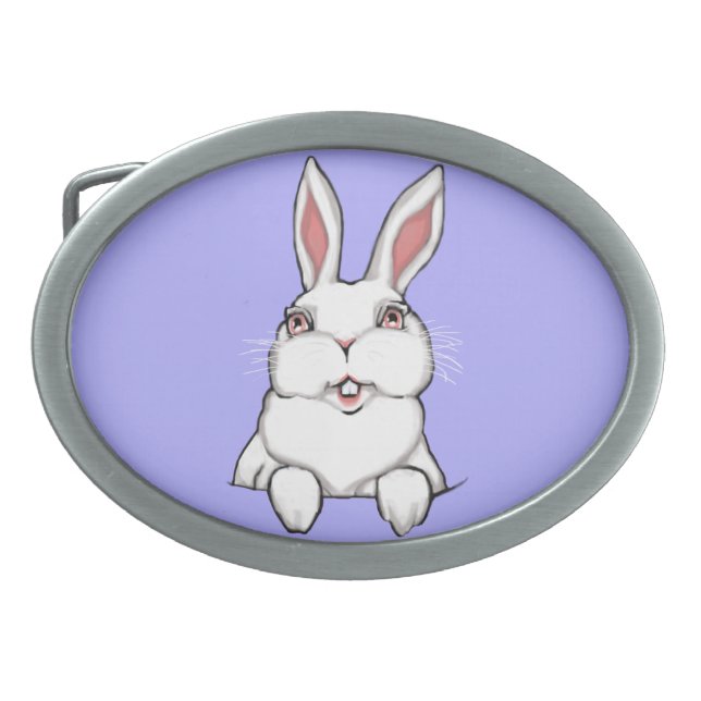 Easter Bunny Belt Buckle Festive Easter Buckle (Front)