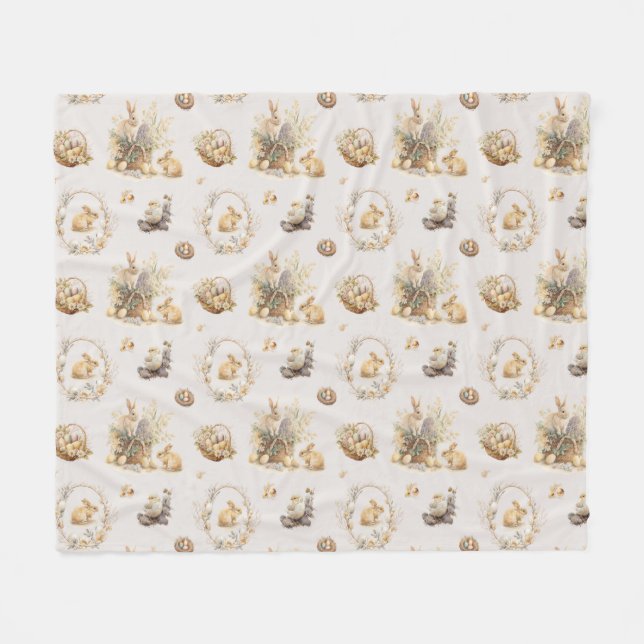 Easter Bunny Blanket (Front (Horizontal))