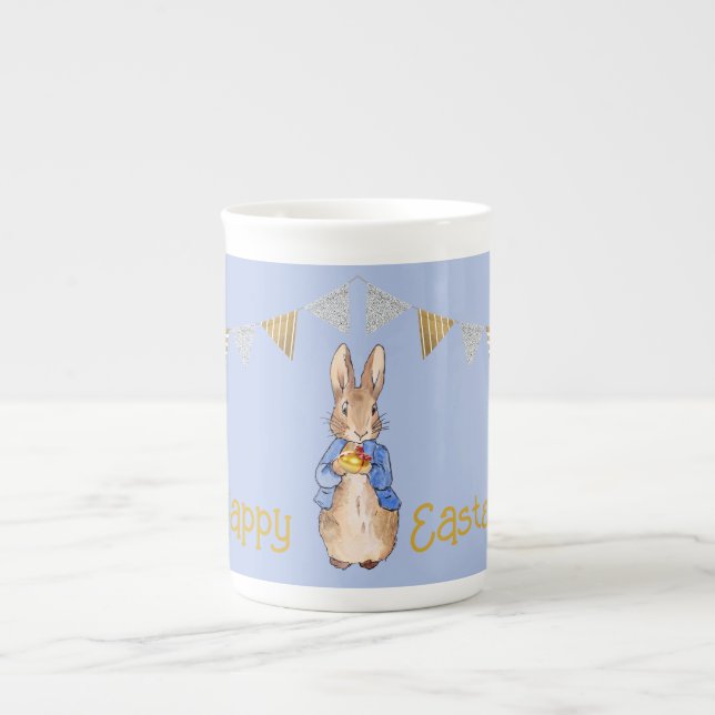 Easter bunny bone china mug (Front)