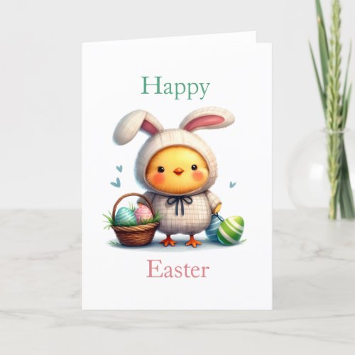 Easter Bunny Buddy Card _ Chick