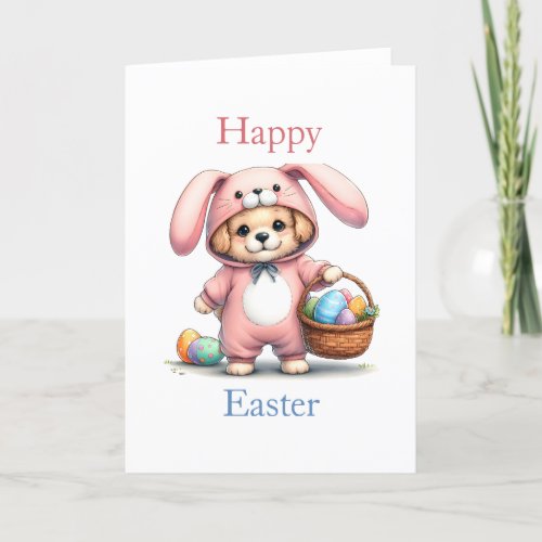 Easter Bunny Buddy Card _ Pup