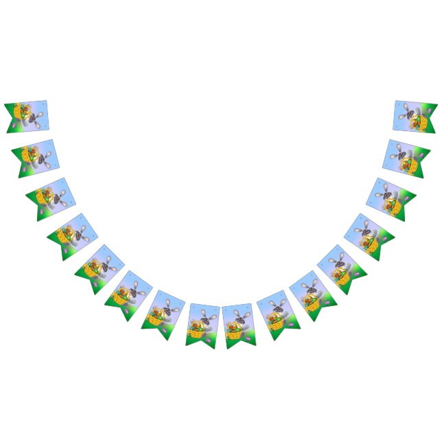 Easter Bunny Bunting Flags (All)