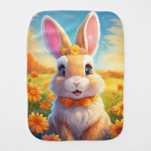🐰 Easter Bunny Burp Cloth – Hoppy & Absorbent! 💨