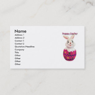 Easter bunny Business Card