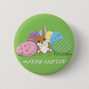 Easter Bunny Button